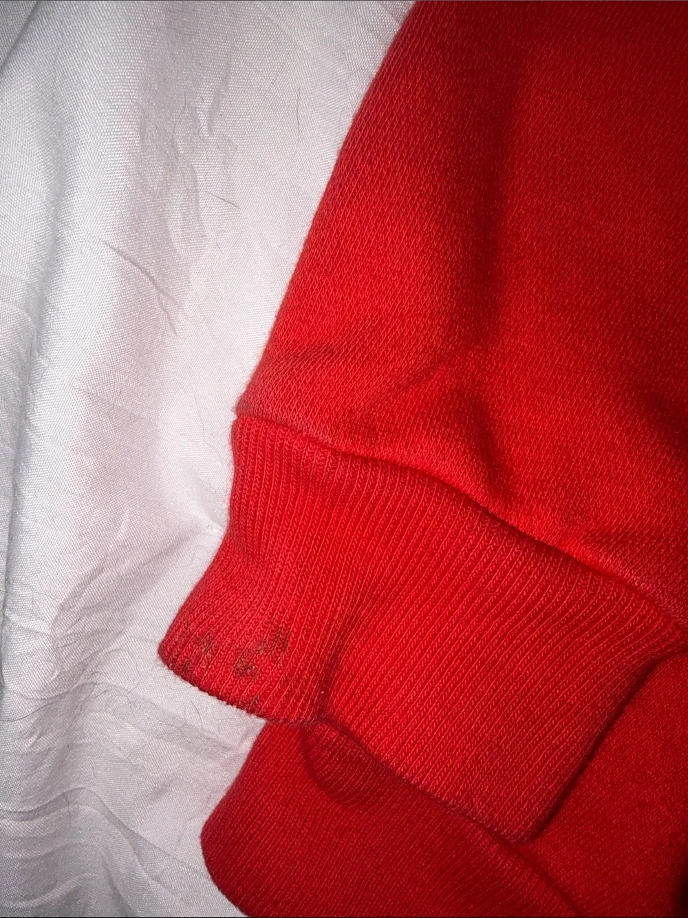GAP Red Crewneck Sweatshirt with White-Outlined G Patch